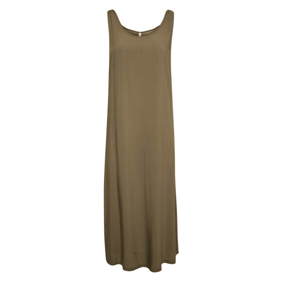 Pulz Jeans Kjole Army - Lange gallakjoler og hverdagskjoler - PULZ Jeans