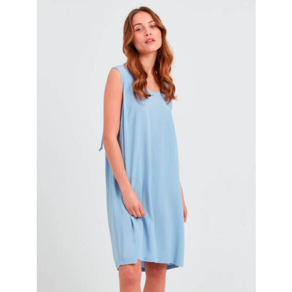 Pulz Jeans Kjole Lyseblå - Mellemlange kjoler - PULZ Jeans