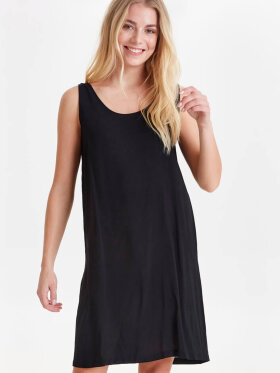 Pulz Jeans Kjole Sort - Mellemlange kjoler - PULZ Jeans