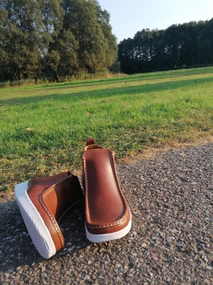 Blacken billetpris præmie Nature Footwear Ester støvle Tobacco leather