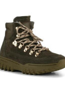 Woden Iris Track Suede Moss - Dame - Støvler - Woden