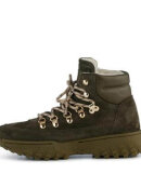 Woden Iris Track Suede Moss - Dame - Støvler - Woden