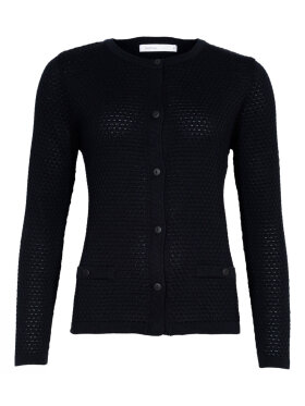 Skovhuus cardigan sort - Lækre striktrøjer til kvinder - Skovhuus