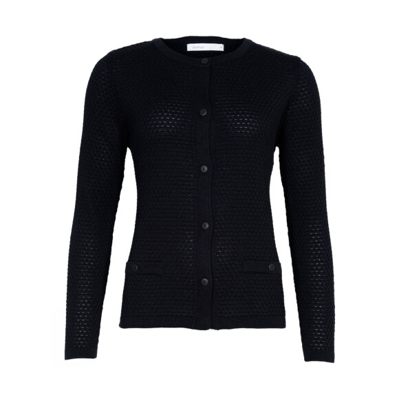 Skovhuus cardigan sort - Lækre striktrøjer til kvinder - Skovhuus