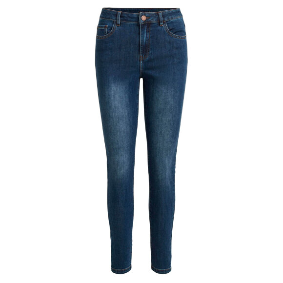 Vila Jeans blå - Dame - Bukser  - VILA