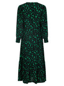 Neo Noir Kjole Sort m/grøn - Mellemlange kjoler - Neo Noir