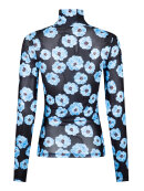 Neo Noir mesh bluse - Dame - Bluser - Neo Noir