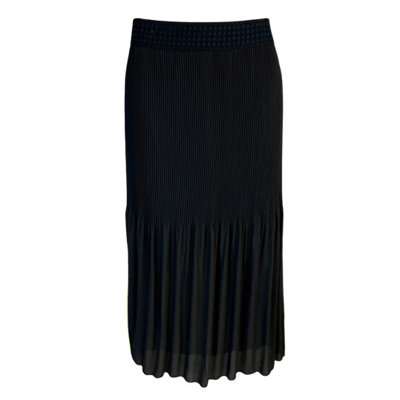 2-biz nederdel sort plisseret - Dame - Nederdele - 2-Biz