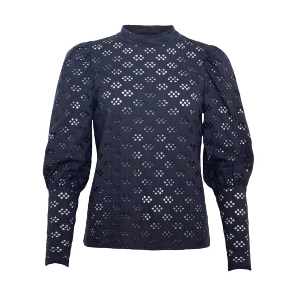 Soulmate bluse navy - Dame - Bluser - Soulmate Soulmate bluse navy - Dame - Bluser - Soulmate