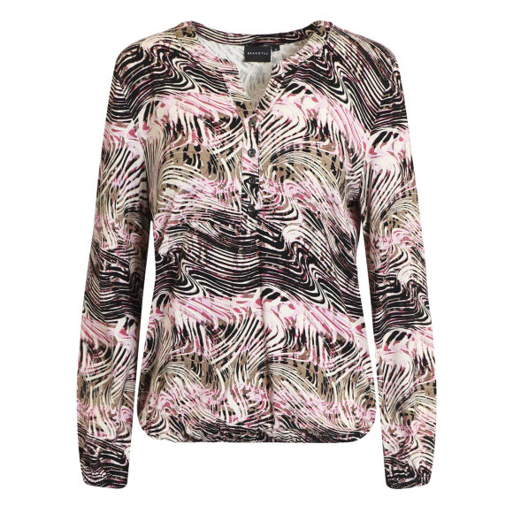 Brandtex bluse lyserød mix - Dame - Bluser - Brandtex Brandtex bluse lyserød mix - Dame - Bluser - Brandtex