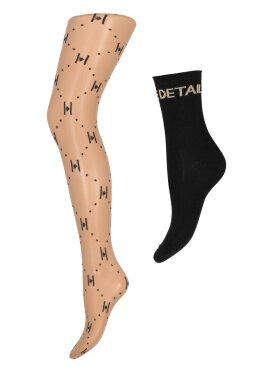 Hype the Detail Æske Creme - Strømper & strømpebukser - Hype The Detail Hype the Detail Æske Creme - Strømper & strømpebukser - Hype The Detail