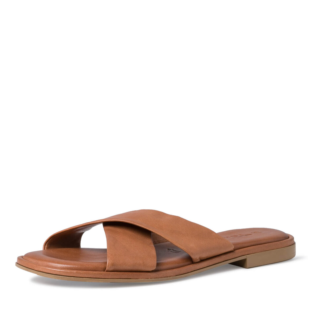Kan forræder oplukker Blød Tamaris sandal i den skønne chestnut farve - ButikSØS