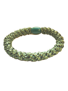 Black colour hårelastik army glitter - Hår Accessories - Black Colour