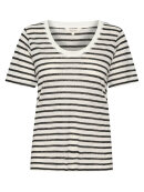 PartTwo t-shirt stribet - Dame - T-shirts - Part Two