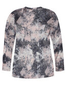 Zhanzi mesh bluse sort/brun - Overdele til Plus size - Zhenzi