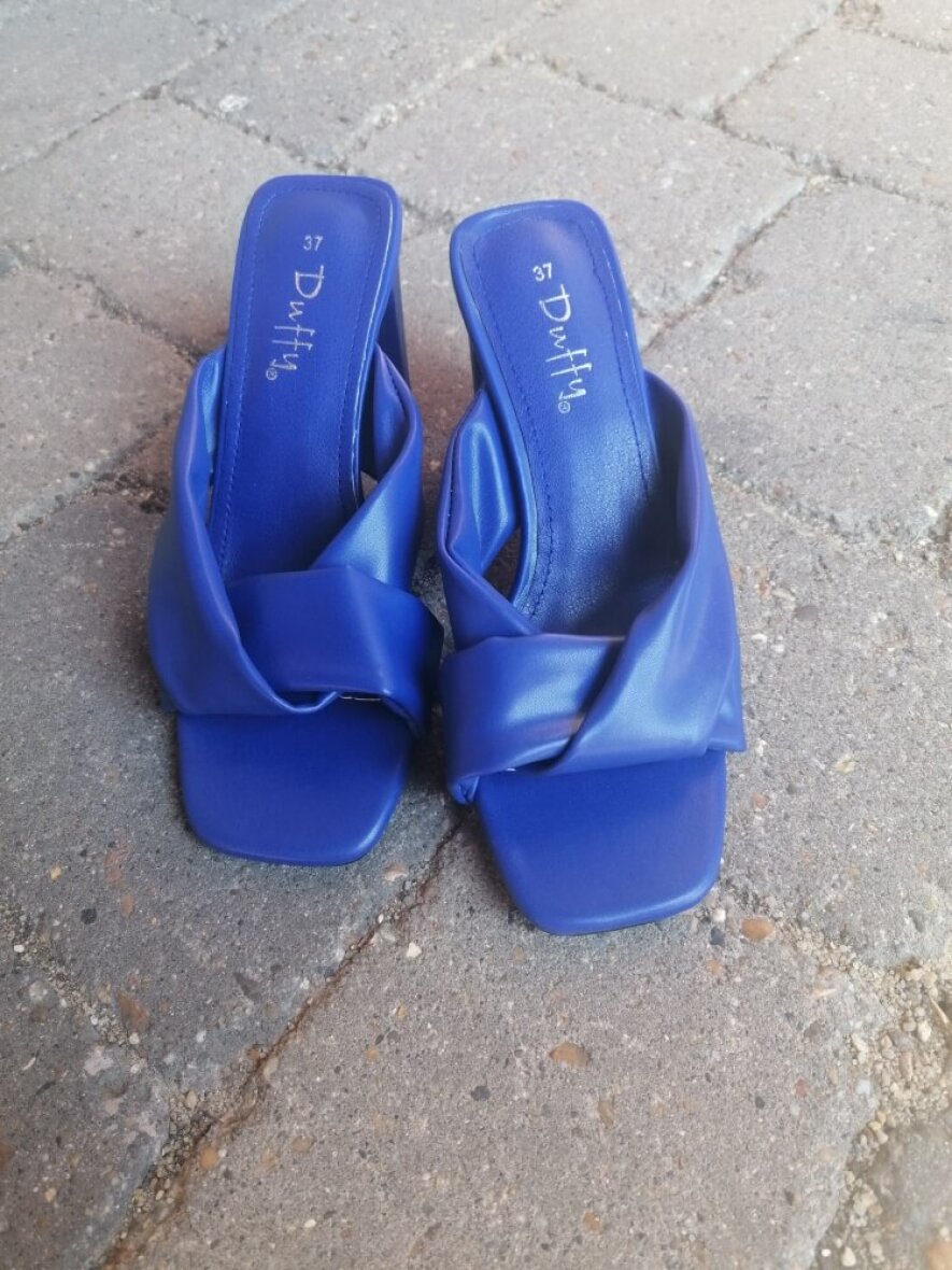 Kom forbi for at vide det and Turist Elegant Duffy sandal i kobolt blå 97-20636-10 - ButikSØS