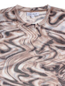 Zhenzi mesh bluse brun - Overdele til Plus size - Zhenzi