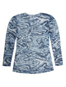 Zhenzi mesh bluse blå - Overdele til Plus size - Zhenzi Zhenzi mesh bluse blå - Overdele til Plus size - Zhenzi