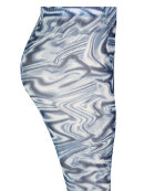 Zhenzi mesh legging blå - Plus size bukser til kvinder - Zhenzi