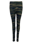 Black Colour Leggings camoflage - Leggins til dame - Black Colour