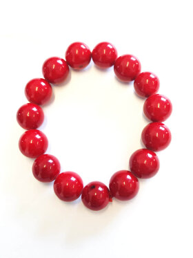 jk necklace - Jk Necklace Armbånd rød
