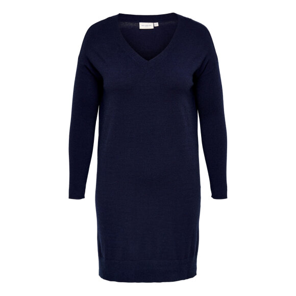 Only carmakoma strikkjole - Kjoler til plus size kvinder - ONLY CarmaKoma