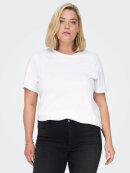 ONLY CarmaKoma - Only Carmakoma t-shirt hvid