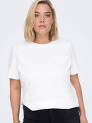 ONLY CarmaKoma - Only Carmakoma t-shirt hvid