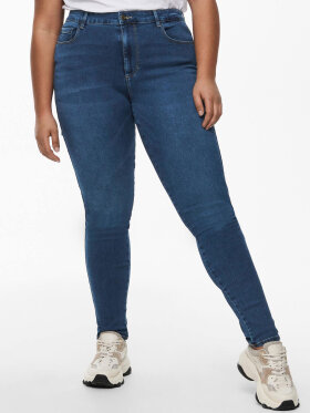 Only Carmakoma bukser blå - Plus size bukser til kvinder - ONLY CarmaKoma