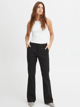 Pulz bukser sort - Dame - Bukser  - PULZ Jeans