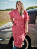 Zoey kjole rød - Kjoler til plus size kvinder - ZOEY
