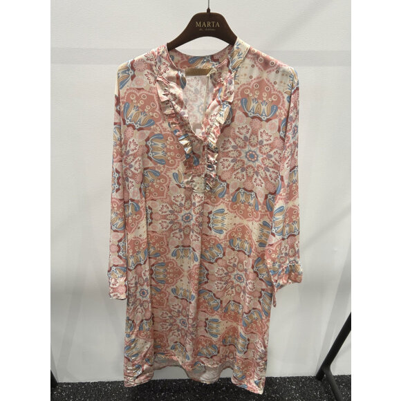 Marta du chatau Tunika rosa mix - Korte kjoler - MARTA