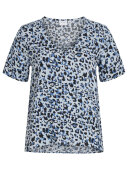 Vila bluse blå leo - Dame - Bluser - VILA