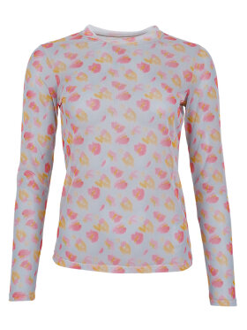 Black colour mesh pink mix - Dame - Bluser - Black Colour