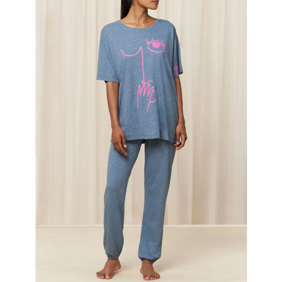 Triumph Py-sæt blå - Nattøj og Morgenkåber - Triumph