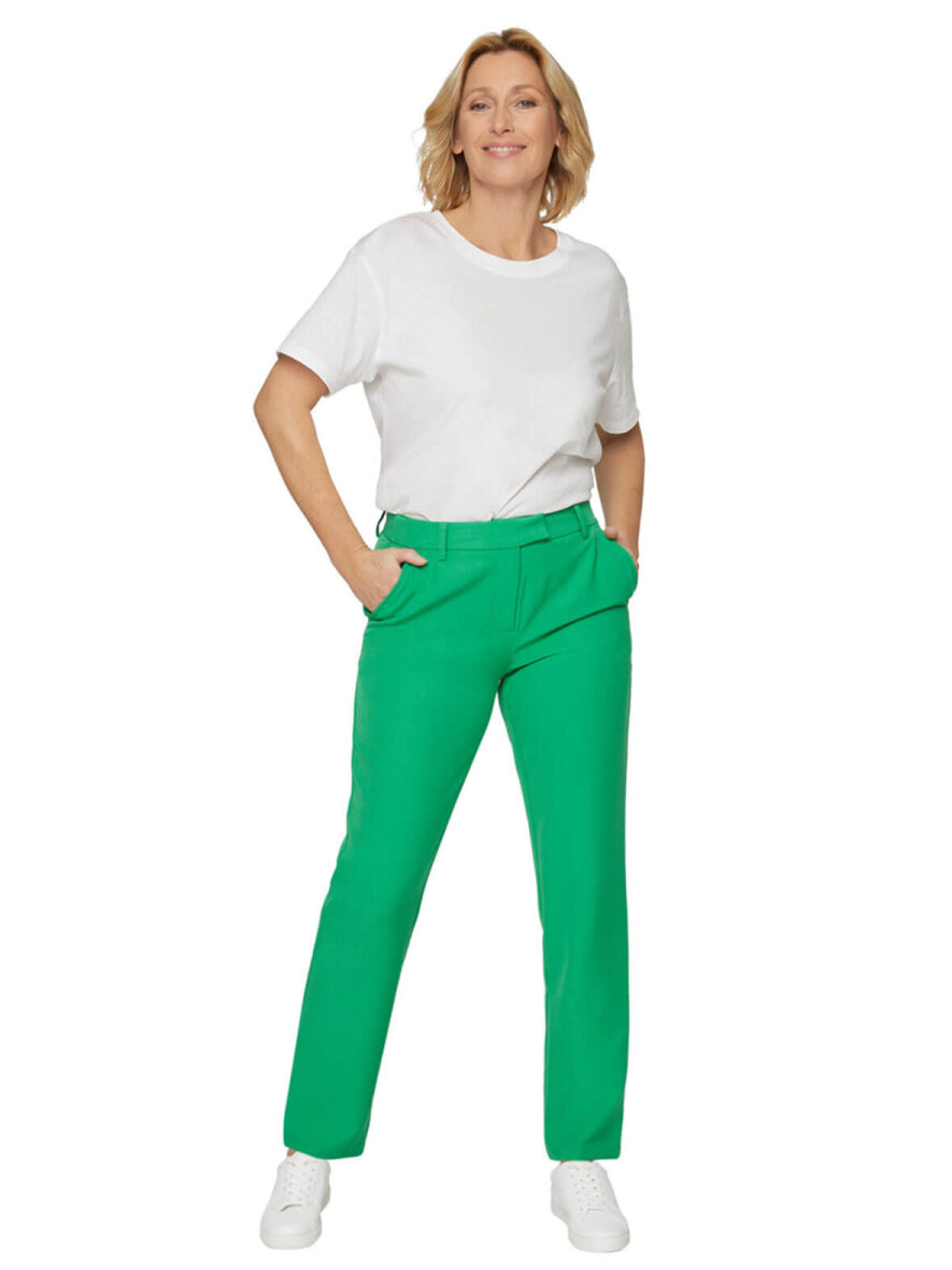 Grønne bukser mellemhøj talje