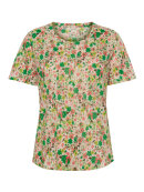 Part Two T-shirt grøn/koral - Dame - T-shirts - Part Two Part Two T-shirt grøn/koral - Dame - T-shirts - Part Two