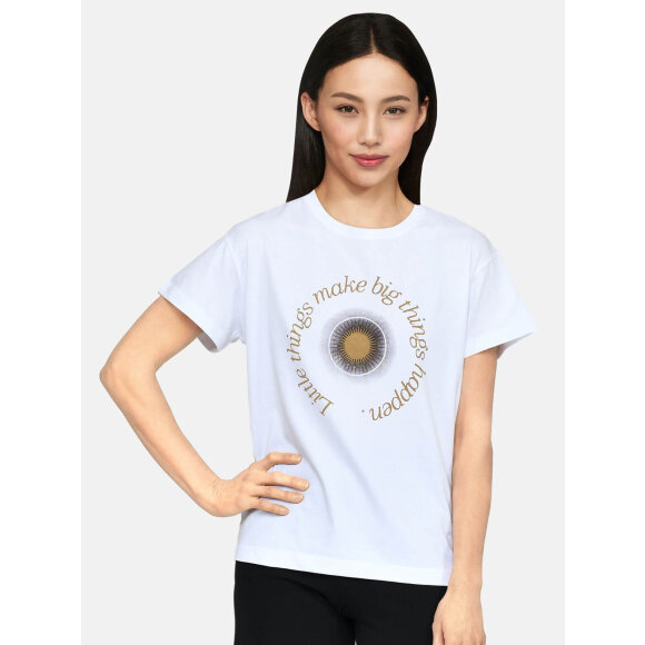 Sisters Point - Sisters Point t-shirt hvid/brun
