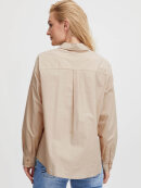 Pulz Jeans skjorte sand - Skjorter til kvinder - PULZ Jeans