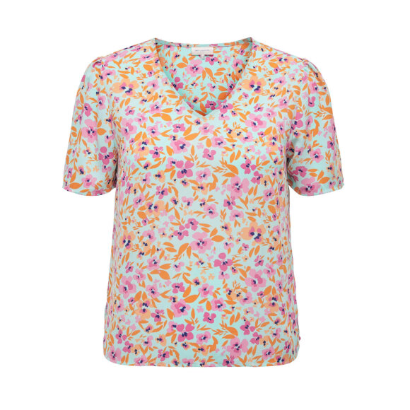 Only Carmakoma bluse - Overdele til Plus size - ONLY CarmaKoma