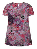 Zhenzi tunika pink mix - Korte kjoler - Zhenzi