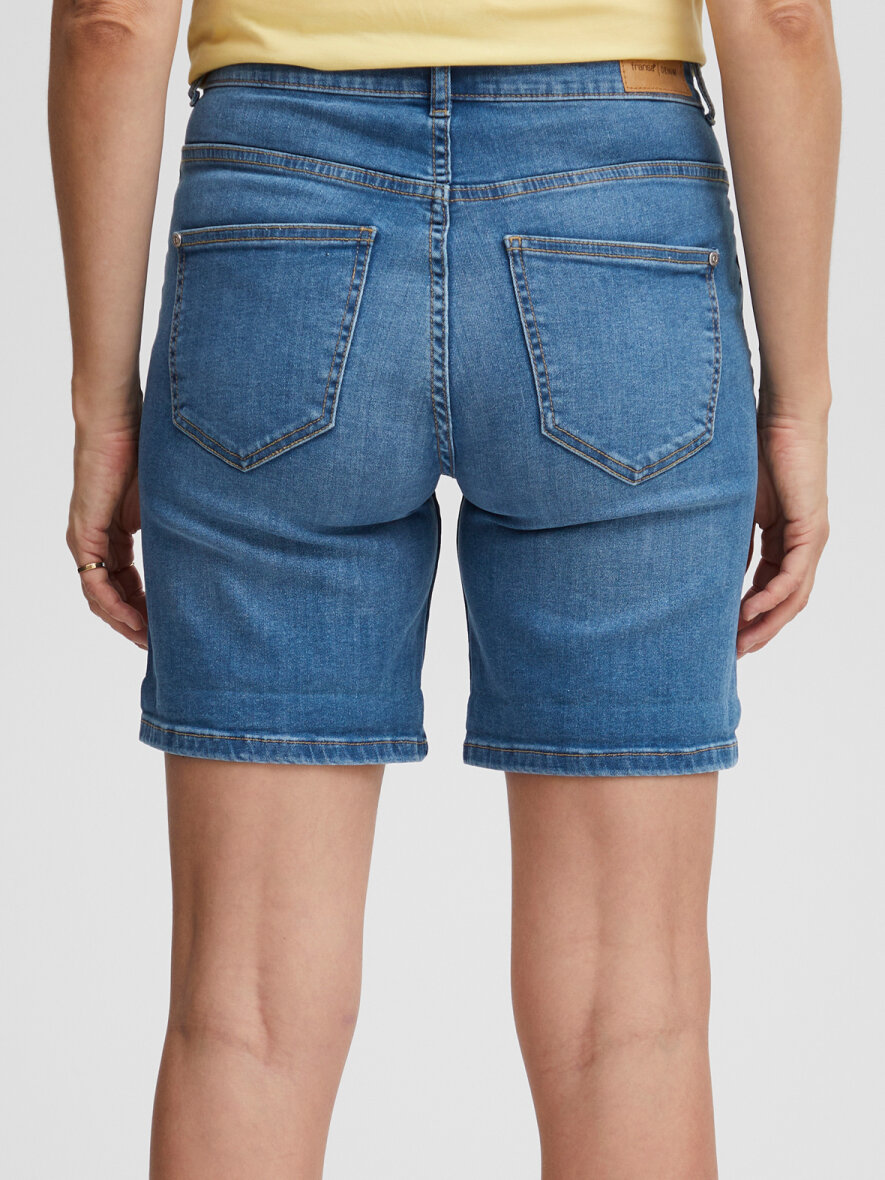 hans Monopol erosion Denim shorts med høj talje