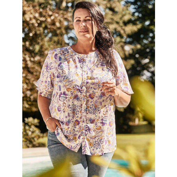Zoey bluse - Overdele til Plus size - ZOEY