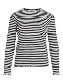 Vila bluse sort/hvid - Dame - Bluser - VILA