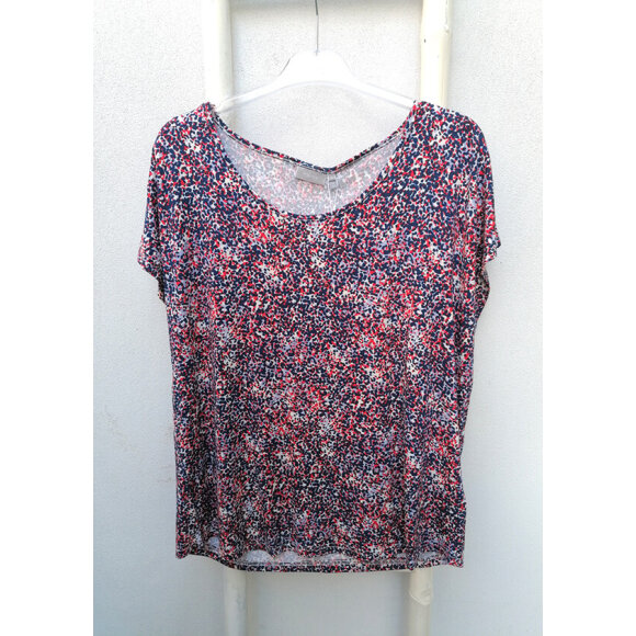 Fransa t-shirt rød/navy - Dame - T-shirts - FRANSA