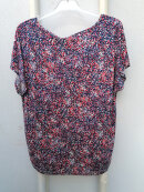 Fransa t-shirt rød/navy - Dame - T-shirts - FRANSA