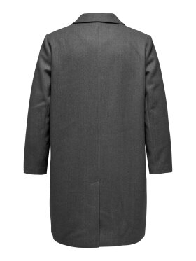 Only Carmakoma jakke grå - Plus size overtøj til kvinder - ONLY CarmaKoma