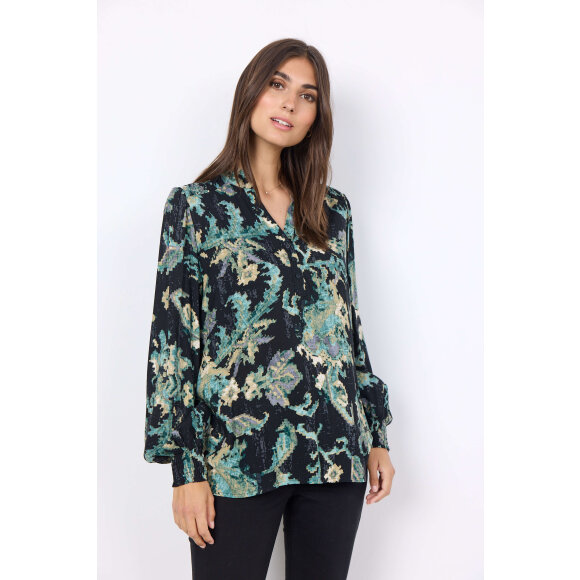 Soyaconcept bluse grøn mix - Dame - Bluser - Soyaconcept 