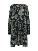 Soyaconcept Kjole sort/grøn - Mellemlange kjoler - Soyaconcept 