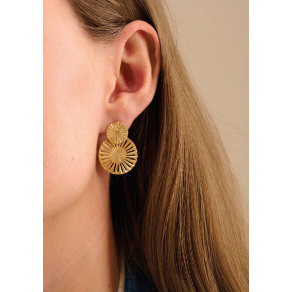 Pernille Corydon øreringe guld - Øreringe - Pernille Corydon